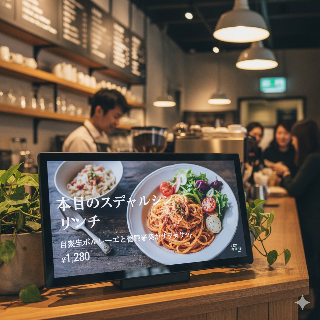 カフェのメニュー